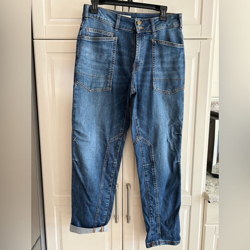 Pilcro by ANTHROPOLOGY Relaxed-Fit Blue  Jeans